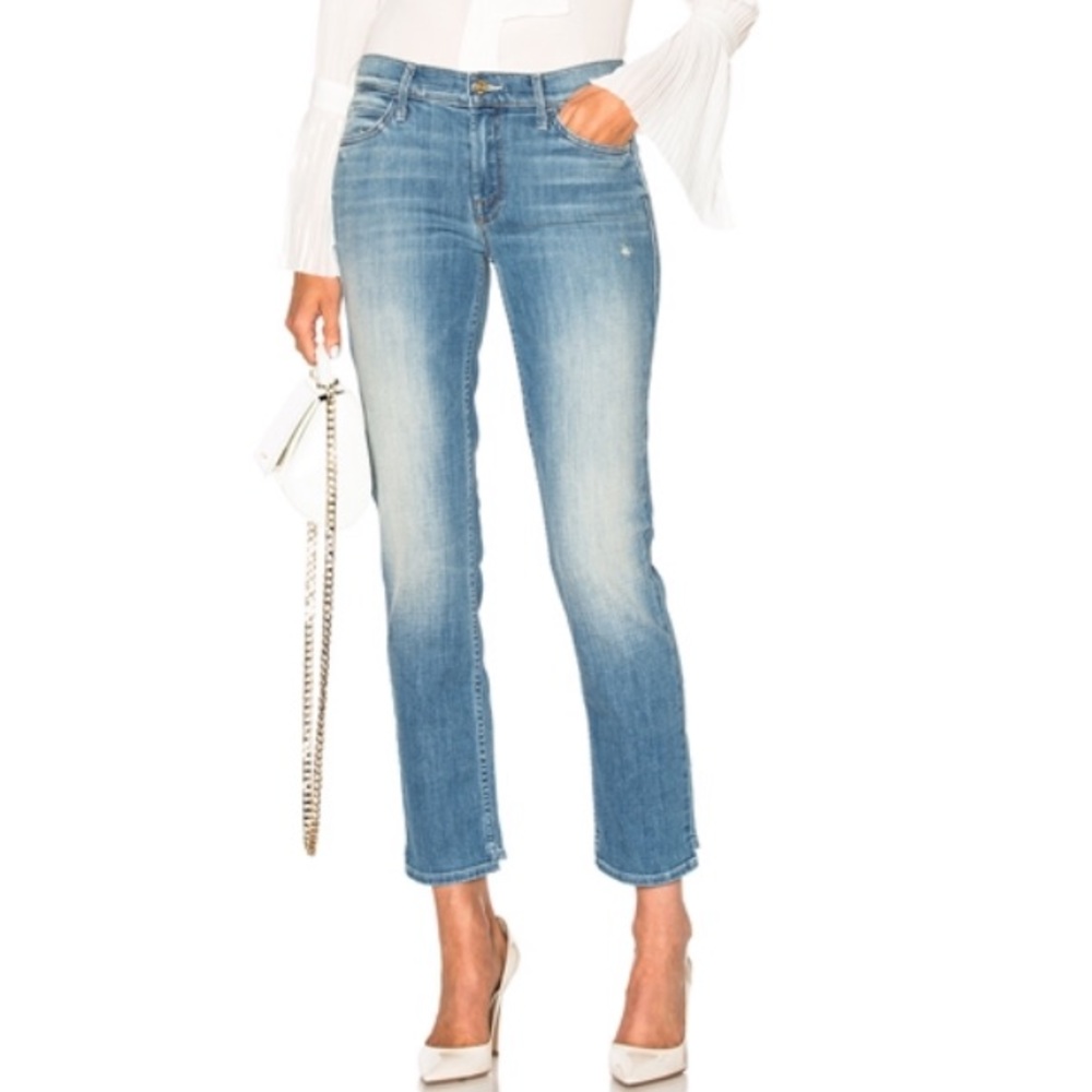 MOTHER Denim The Rascal Slit Step Jeans
